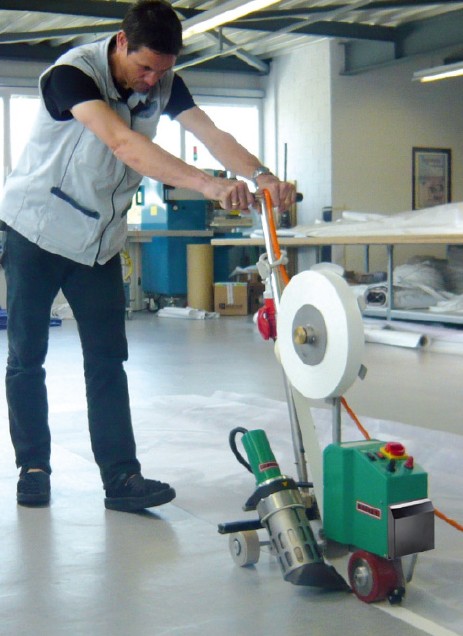 供應廣告布貼帶拼接機 LEISTER瑞士進口噴繪布熱合貼帶焊機