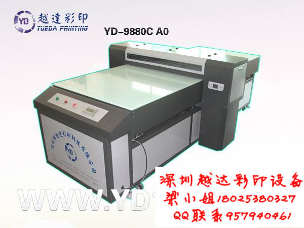 供應玻璃移門6090UV雙噴頭彩色噴繪機