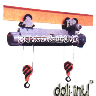 供應0.5-10噸同筒雙鉤電動葫蘆