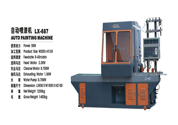 供應LX-687自動噴漆機