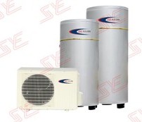 招商 興業(yè)家用空氣能熱水器：100L銀色烤漆