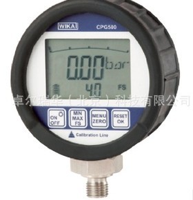 WIKA CPG500 帶橡膠保護套數字精密壓力表 -1-1000bar 精度0.25