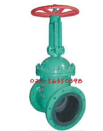 白湖Z41J-10 耐腐蝕手動襯膠閘閥
