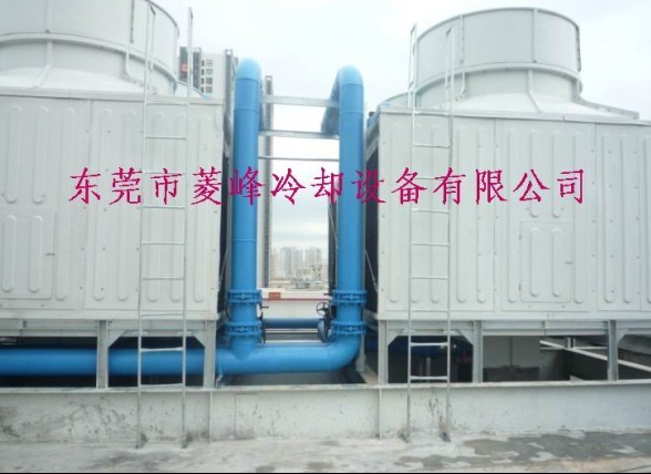 水塔廠家批發(fā)供應小型工業(yè)冷卻塔，8T-200T玻璃鋼冷卻塔，冷卻塔廠家菱峰牌