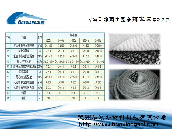 供應三維固土排水網 三維復合排水網