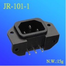 供應東莞JEC品字尾插座JR-101-1
