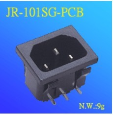 供應(yīng)東莞JEC品字尾插座JR-101sg-pcb