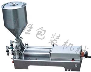 內(nèi)蒙古錫林郭勒市科勝雙頭甜面醬灌裝機(jī)