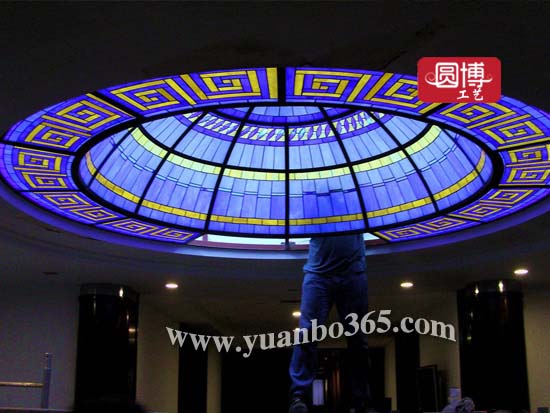供應(yīng)上海圓博蒂凡尼玻璃、教堂玻璃穹**