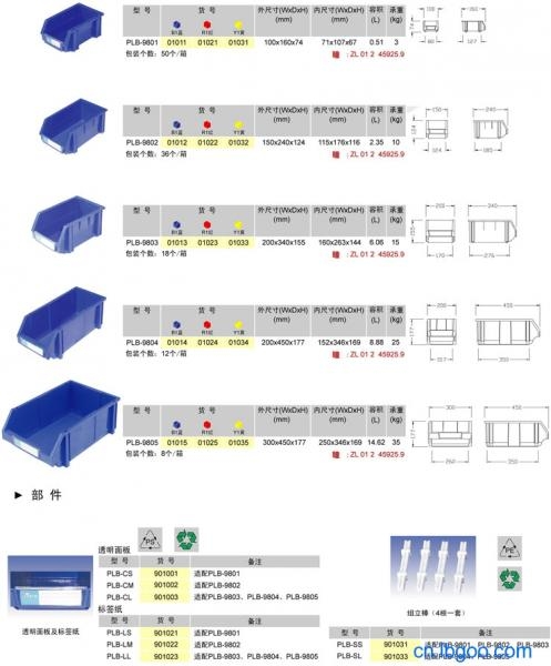供應通王ETT零件盒，捷通零件盒pla