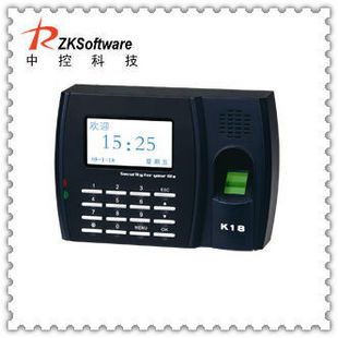 供應中控K18指紋考勤機,廣州門禁安裝，廣州門禁維護，監控安裝