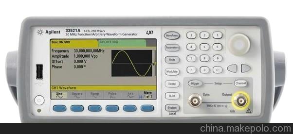 供應agilent 33521a函數信號發生器
