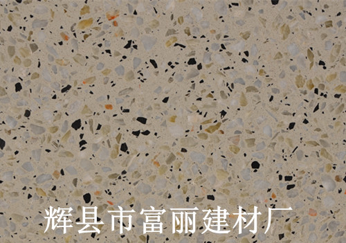 供應河南**水磨石的制作工藝 如何制作**彩色水磨石 新鄉富麗水磨石