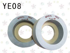 供應(yīng)免*添加拋光粉羊毛拋光輪拋光玻璃卷式羊毛輪150*105/70*40
