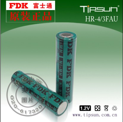 供應FDK 富士通HR-4/3FAU 18670鎳氫充電電池