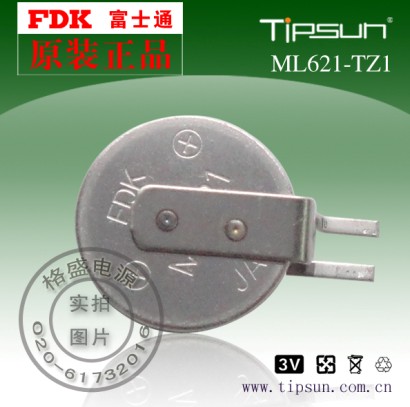 供應FDK富士通ML621-TZI 扣式電池 帶腳可充電池