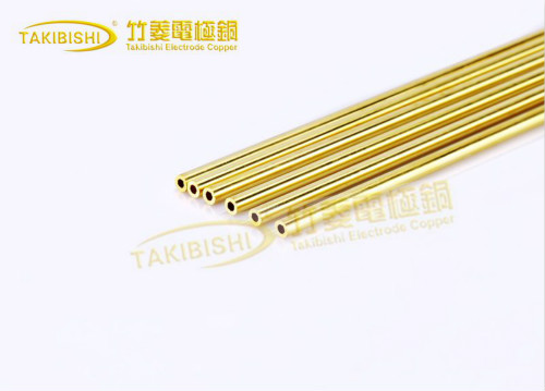 供應廣東 竹菱穿孔機黃銅管 電極銅管批發 打孔機電極銅管