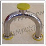供應邦達304衛(wèi)生級不銹鋼U型三通