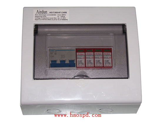 供應普通三相電源防雷器:AD/T385/4P-B60B