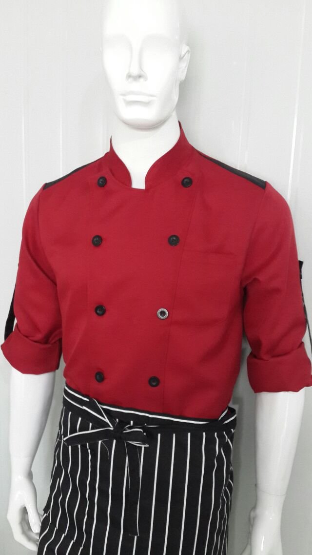 供應可調節袖秋冬款酒店廚師服批發男裝
