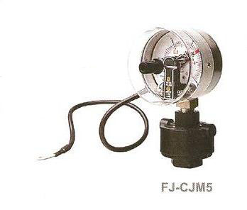 供應FJ-CJM5充油式/接點式PP隔膜壓力計