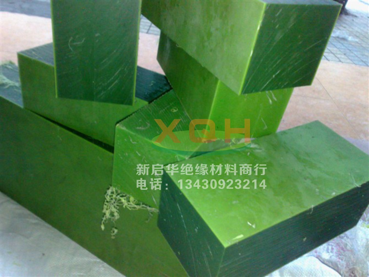 供應綠色尼龍棒，PA66含油綠色尼龍棒