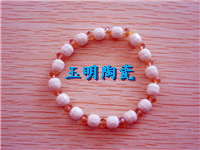 供應(yīng)手鏈，陶瓷鍺粒，款式新穎，可定做