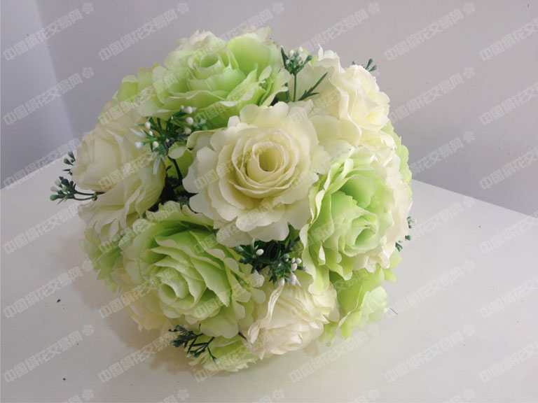 天津批發絹花供應商供應婚慶*家裝裝飾花球