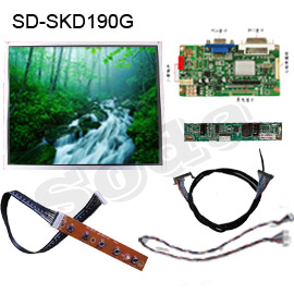 19寸工控液晶屏套件配套售票機機械設備監視**顯示液晶屏