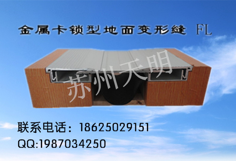 地面地坪金屬卡鎖型建筑變形縫/伸縮縫裝置FL
