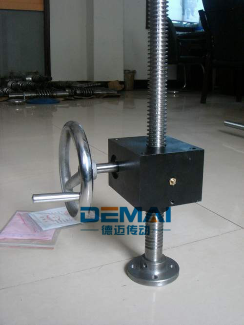 供應SJA方箱小型電動螺旋升降機SJA20T型絲桿升降機