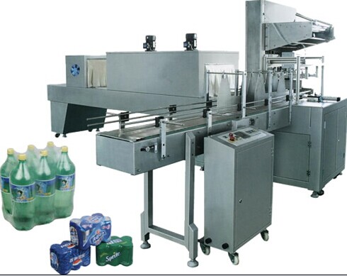 供應全自動袖口式套膜包裝機-全自動礦泉水包裝機
