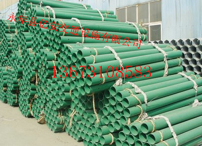 供應(yīng)億安廠家**高速公路波形護(hù)欄圓頭立柱