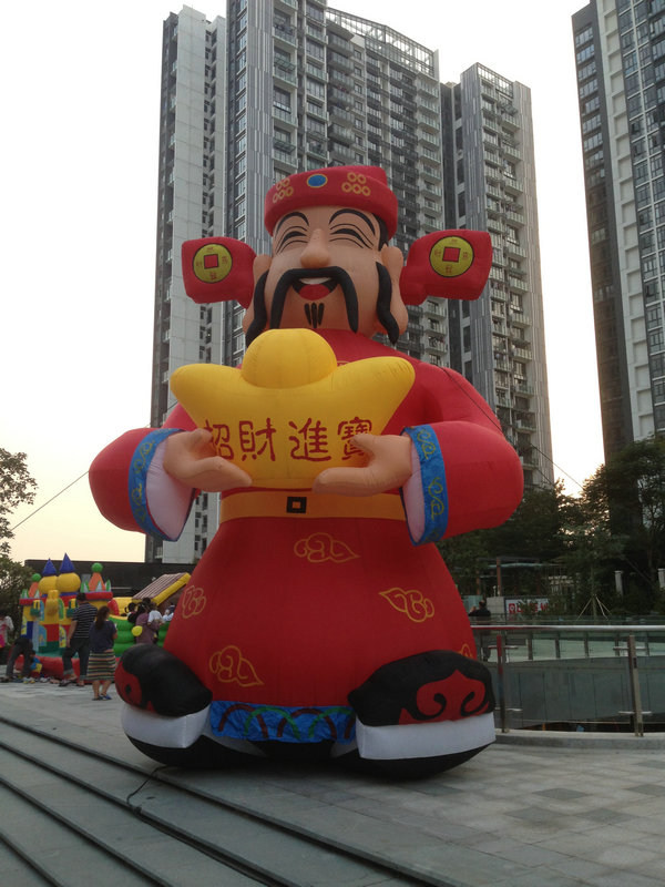 供應充氣卡通，充氣財神，充氣圣誕老人