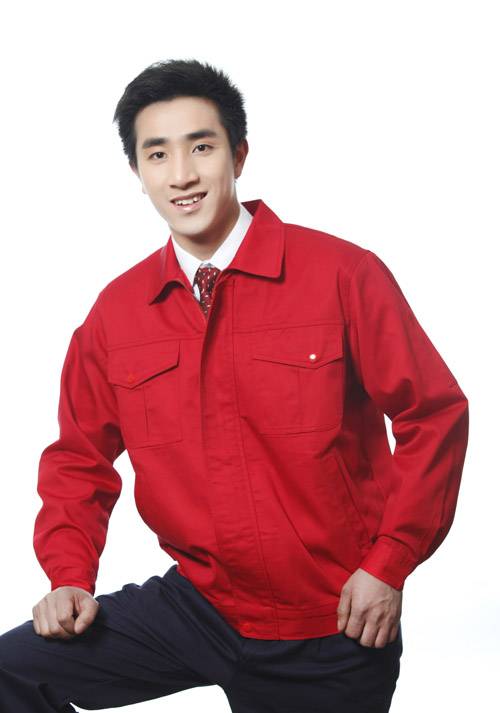 長袖電焊汽修工裝勞保工作服套裝