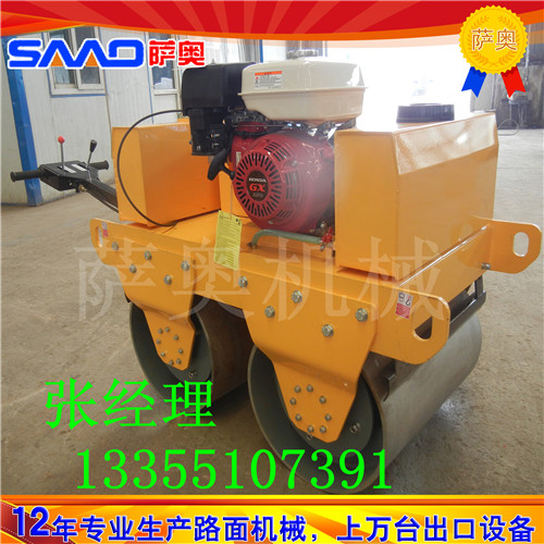 供應玉林雙鋼輪手扶壓路機價格   北海好用手扶壓路機