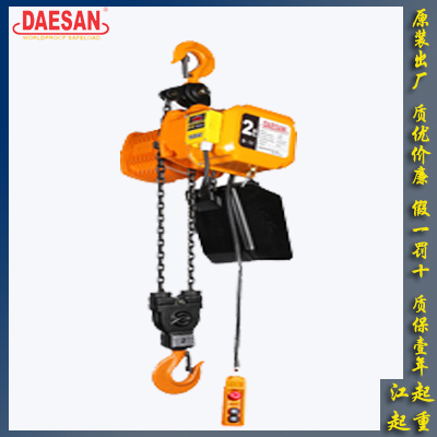 供應(yīng) DST環(huán)鏈電動(dòng)葫蘆 韓國DAESAN/大山電動(dòng)起重葫蘆 沈陽電動(dòng)葫蘆
