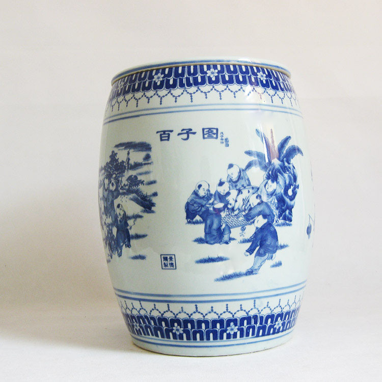 供應米缸壇子景德鎮陶瓷米缸平蓋米缸凳子式米缸泡菜缸廠家生產批發銷售