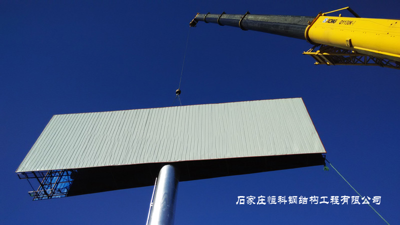 供應臨汾單立柱廣告塔   擎天柱廣告牌  高炮制作