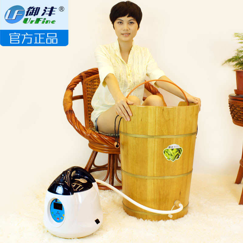 供應御灃負離子橡木熏蒸桶保健蒸汽桶中藥蒸腳桶桑-拿汗蒸桶