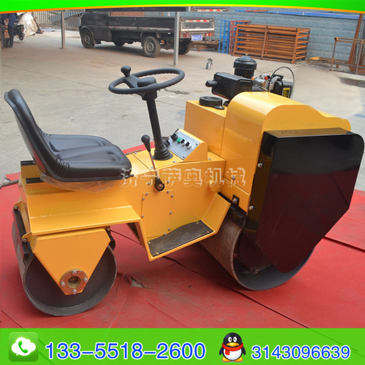供應小型座駕雙輪雙振動壓路機