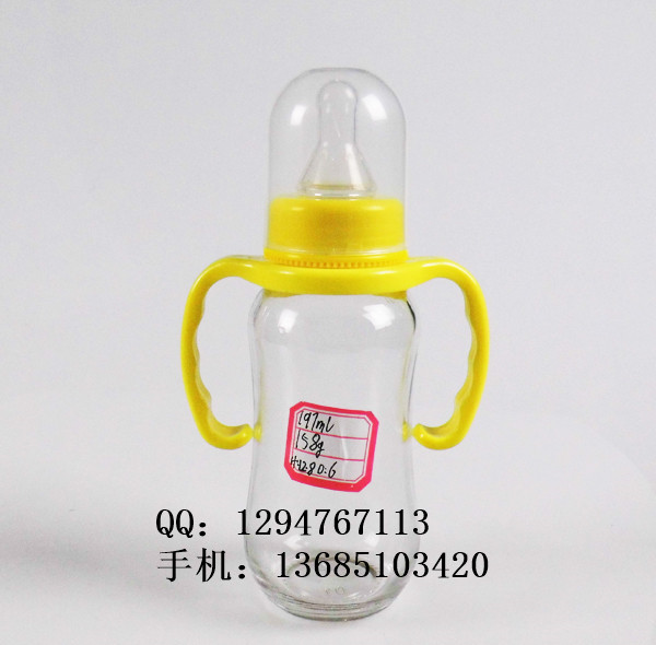 供應玻璃奶瓶生產奶瓶玻璃瓶生產玻璃烤花奶瓶供應