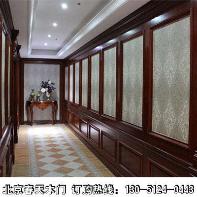 供應掛墻板/賓館木飾面定做