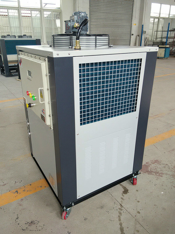 供應(yīng)山東凱美特牌電鍍風(fēng)冷防爆螺桿式冷水機(jī)KMT-LSS230DYW