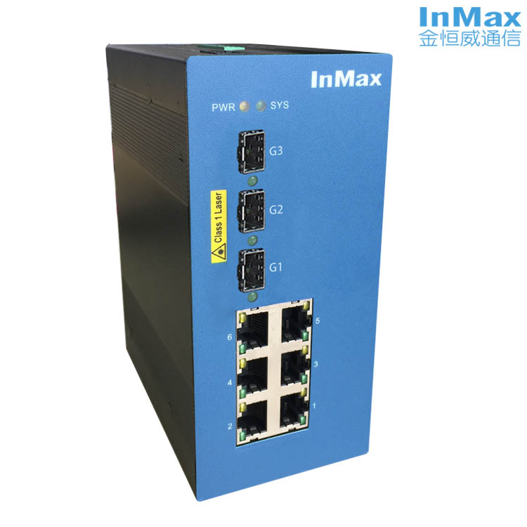供應inmax金恒威i609A  6+3G口 增強網管型工業以太網交換機