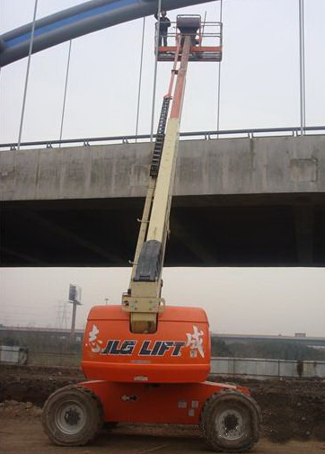 供應柴動直臂高空車1200SJP租賃原裝進口JLG36米自行輪式高空車出租