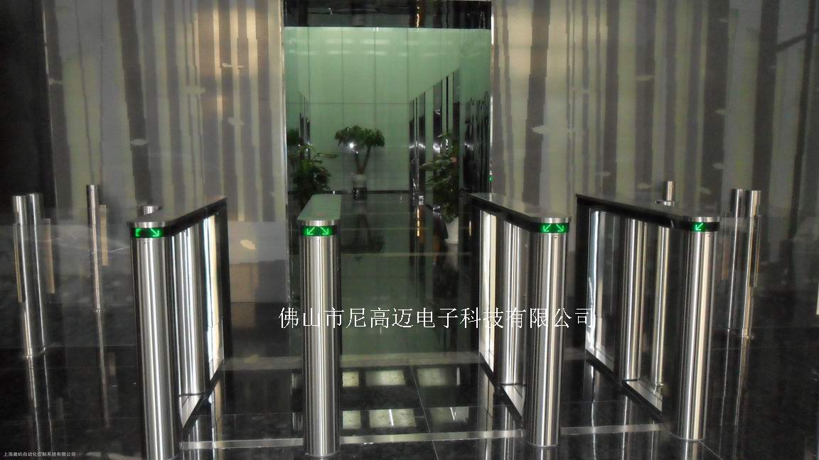 供應尼高邁**薄豪華擺閘,304不銹鋼自動感應擺匝,非機動車及行人百閘