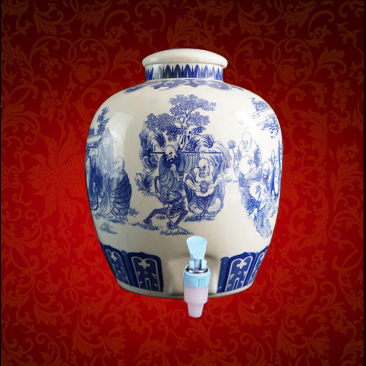 陶瓷酒壇定做_景德鎮陶瓷酒壇_【天聚景陶瓷有限公司】