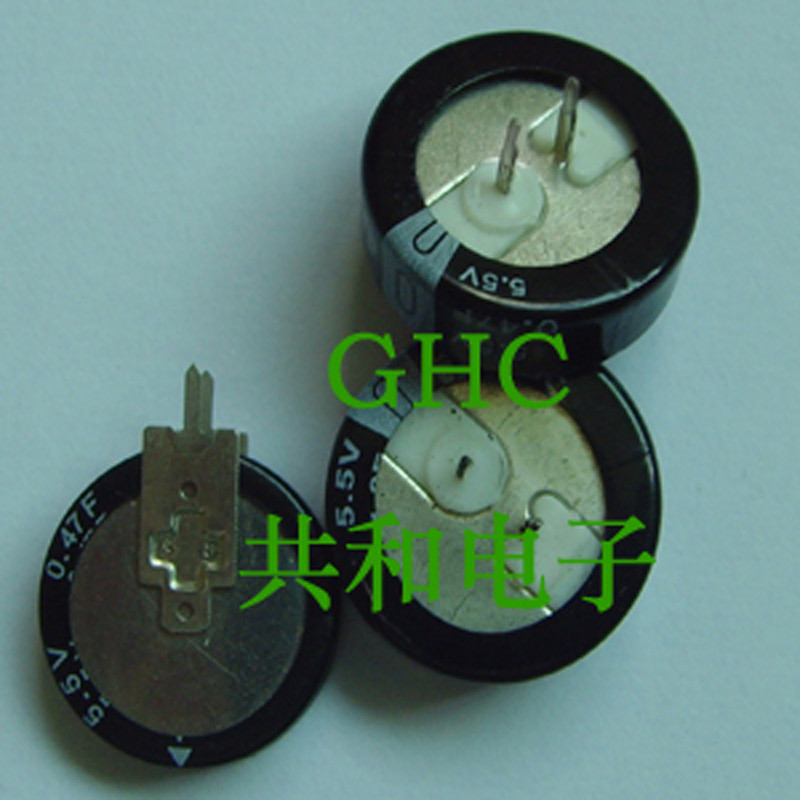 供應智能儀表用扣式法拉電容5.5v0.68f
