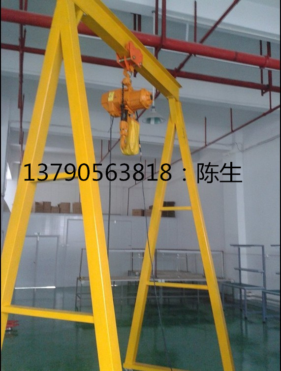 供應廣州電動移動龍門吊架，3噸龍門吊架制造